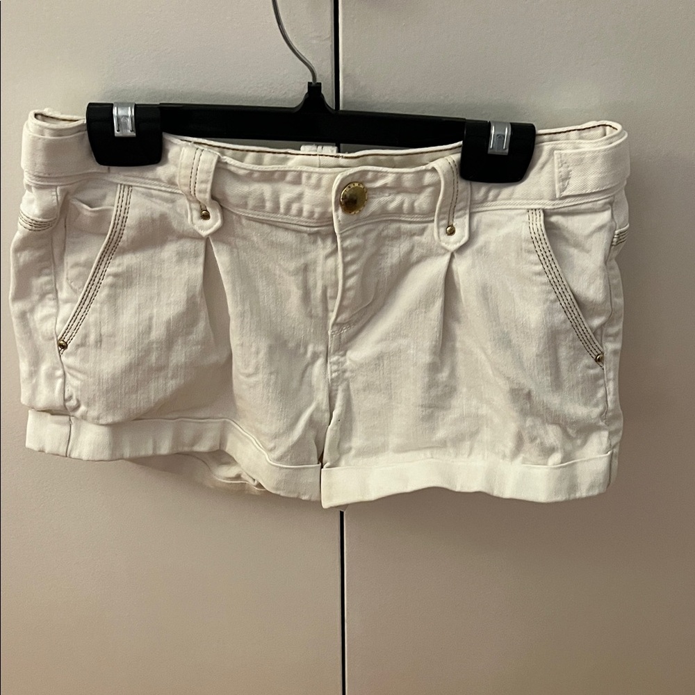 Armani Exchange Cream Jean Shorts